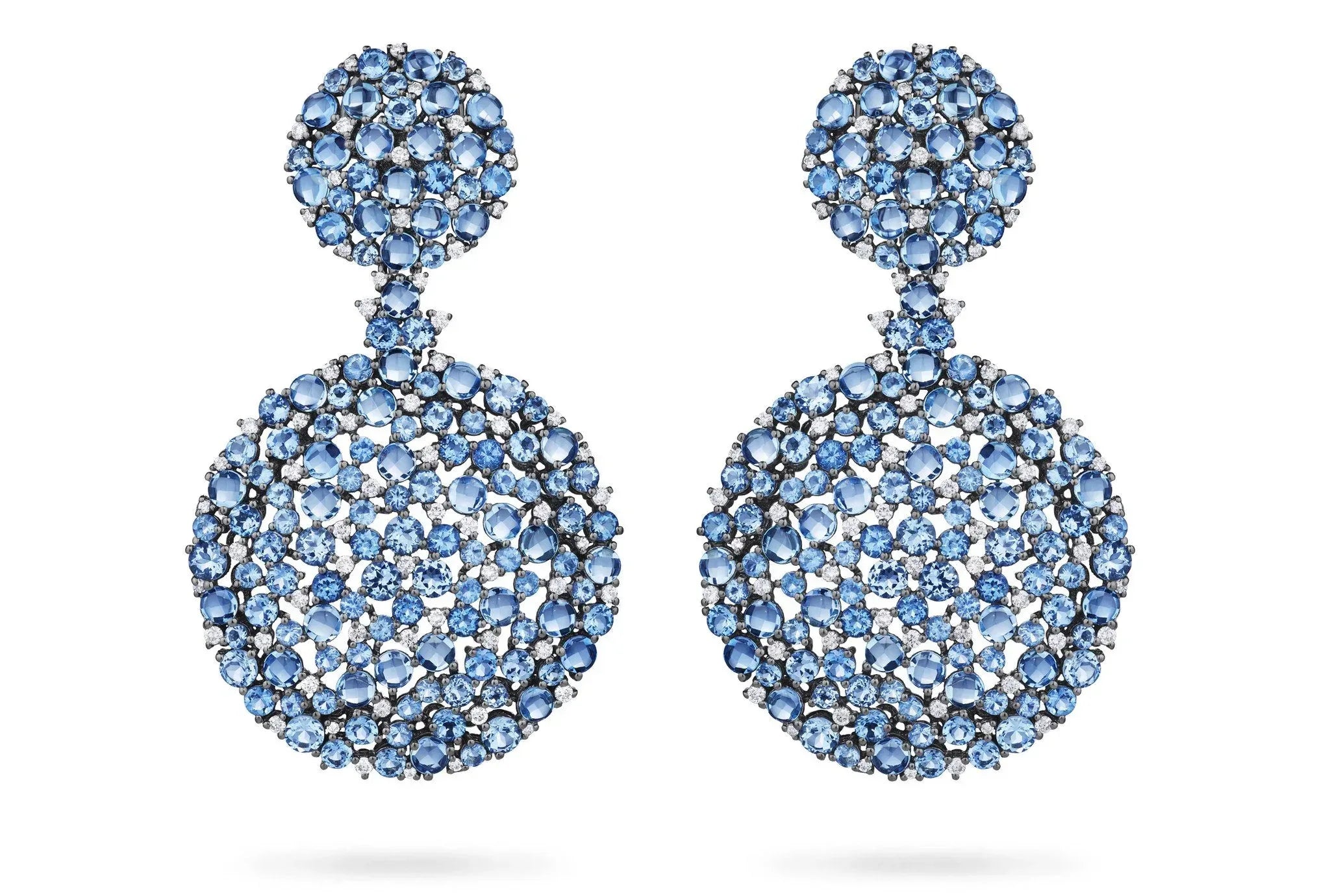Paul Morelli Lagrange Circle Double Dangle Earrings