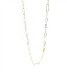 Yellow Gold Elongated Link Chain