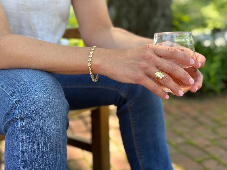 Yellow Gold and Diamond Bracelet