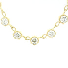 Yellow Gold and 14.12 carat Diamond Necklace