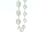 White Gold and Diamond Line Bracelet