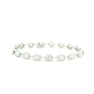 White Gold and Diamond Line Bracelet