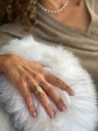 Moval Twin Bezel Diamond Ring