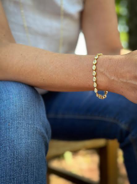 Yellow Gold and Diamond Bracelet