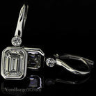 3.0 ct. Emerald Cut Diamond Earrings
