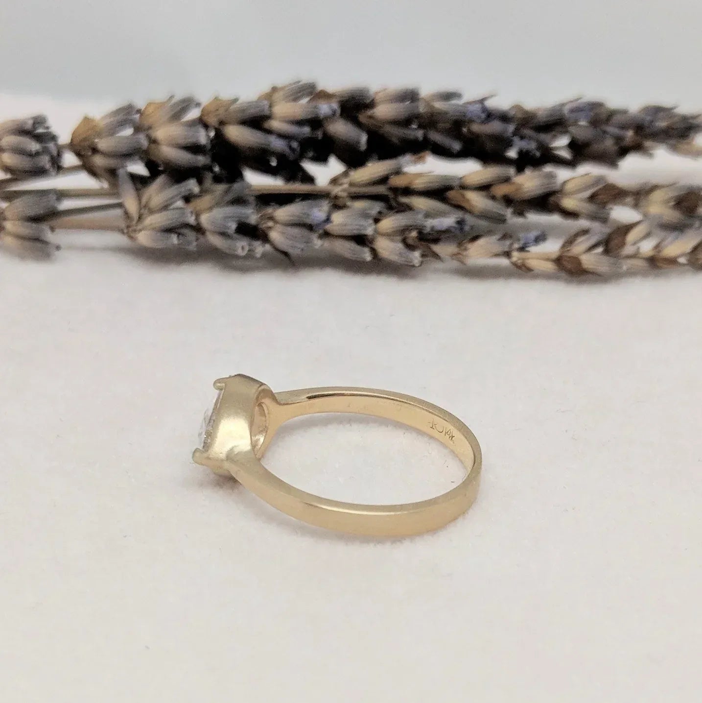 Pear Shaped Rose Cut Solitaire