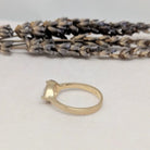 Pear Shaped Rose Cut Solitaire