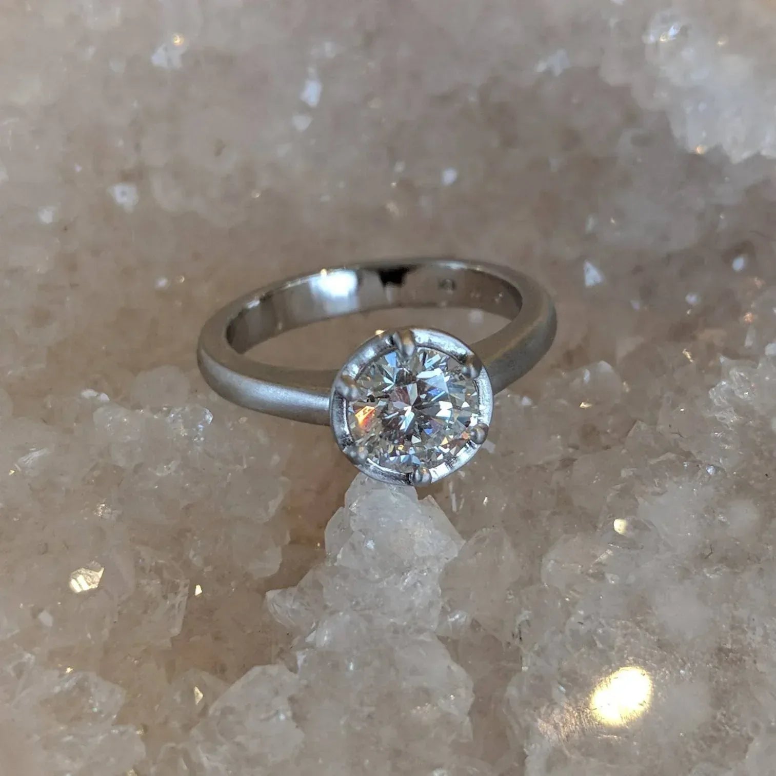 6-Point Engagement Ring in Platinum