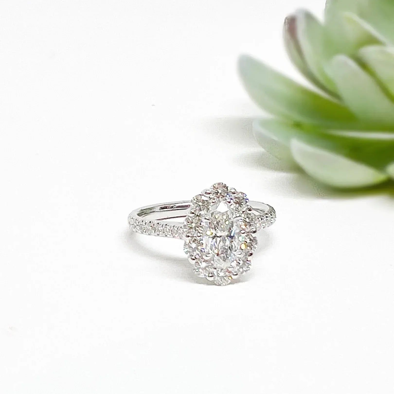 Halo Style Engagement Ring