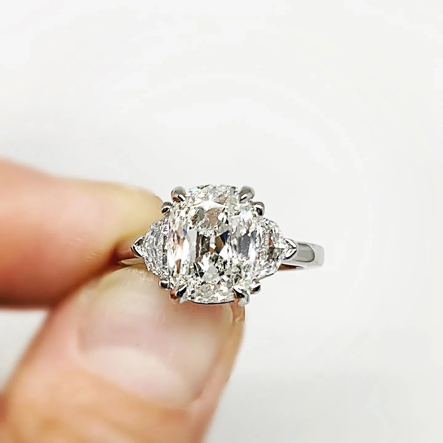 Side Stone Style Engagement Ring