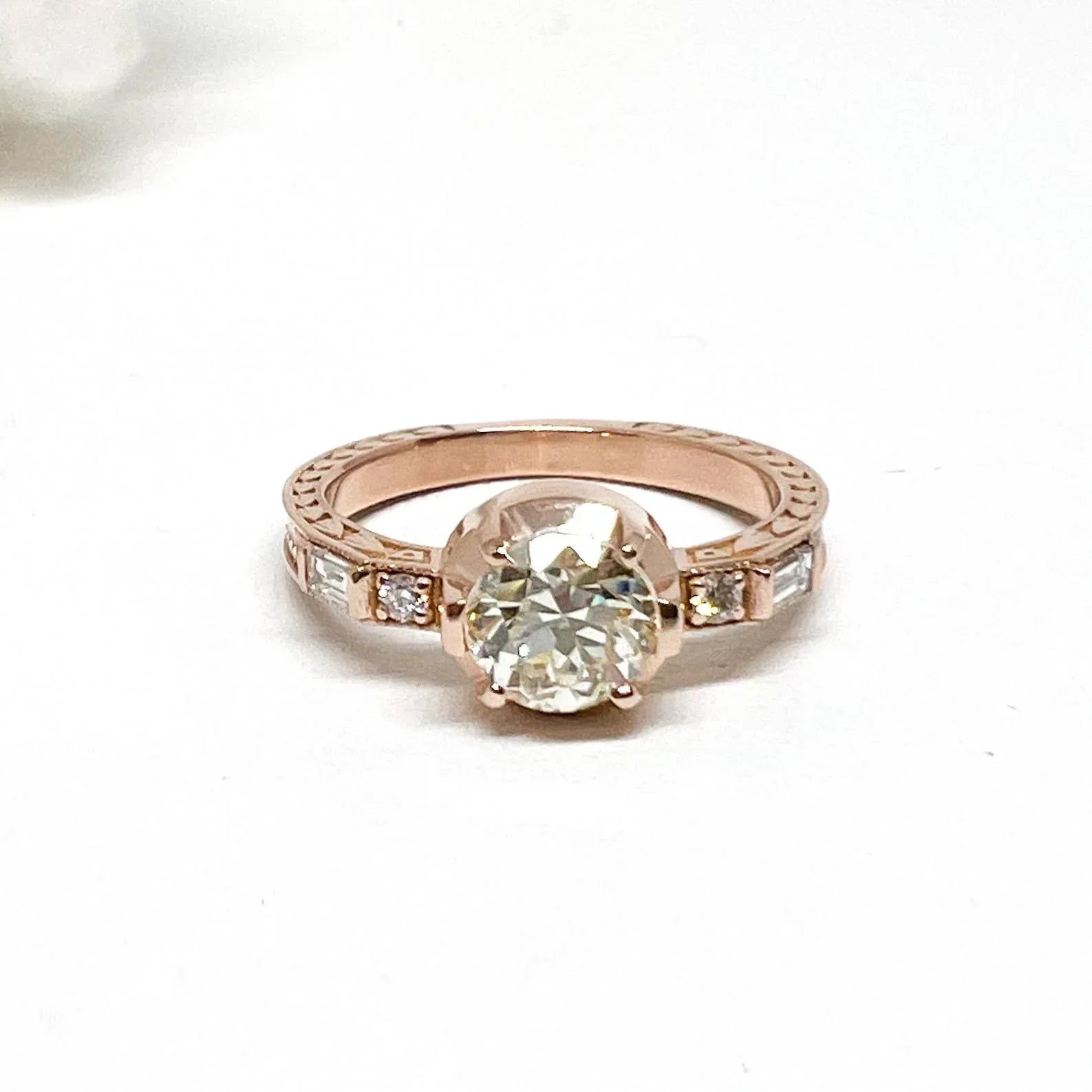 Vintage Style Engagement Ring