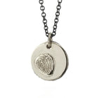 Fingerprint Large Circle Pendant