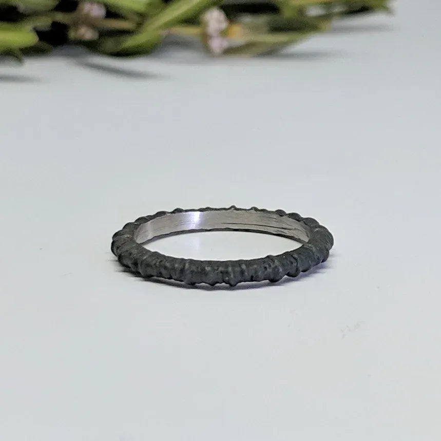 Cobalt Chrome Thin Aspen Stacking Band