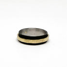 Cobalt Chrome Raised Center Band