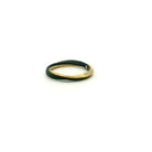 Gold and Cobalt Chrome Diamond 'Eclipse' Band
