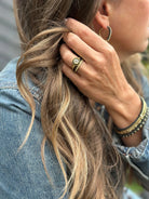 Gold and Cobalt Chrome Diamond 'Eclipse' Band