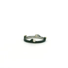 Cobalt Chrome Side Stacking Hemp Band