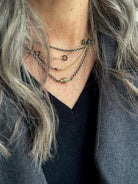 Yellow Gold, Cobalt Chrome Link Necklace
