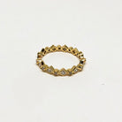 Round Brilliant and Princess Cut Stackable Ring