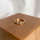 Yellow Gold and Diamond Stacking Ring