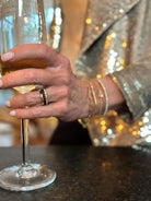 Yellow Gold and Diamond Stacking Ring