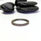Blackened Gold, Cognac Diamond Eternity Band