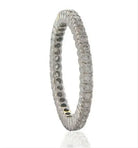 White Gold and Diamond Stack Band