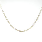 18 K Yellow Gold Paperclip Chain