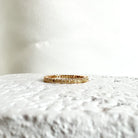 Yellow Gold and Yellow Diamond Band