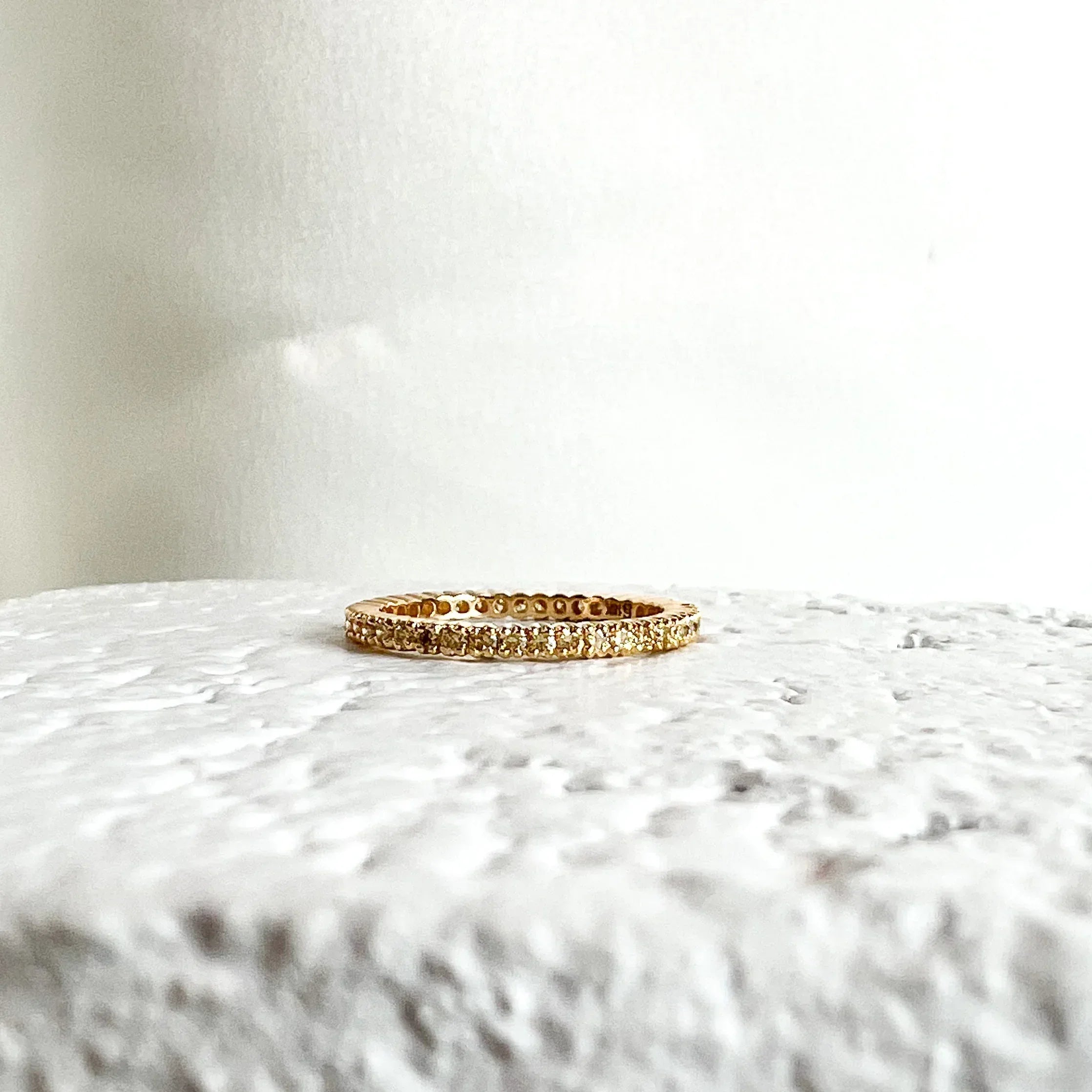 Yellow Gold and Yellow Diamond Band