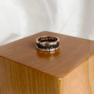 Yellow Gold and Diamond Stacking Ring