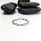 White Gold, Princess/Round Diamond Band