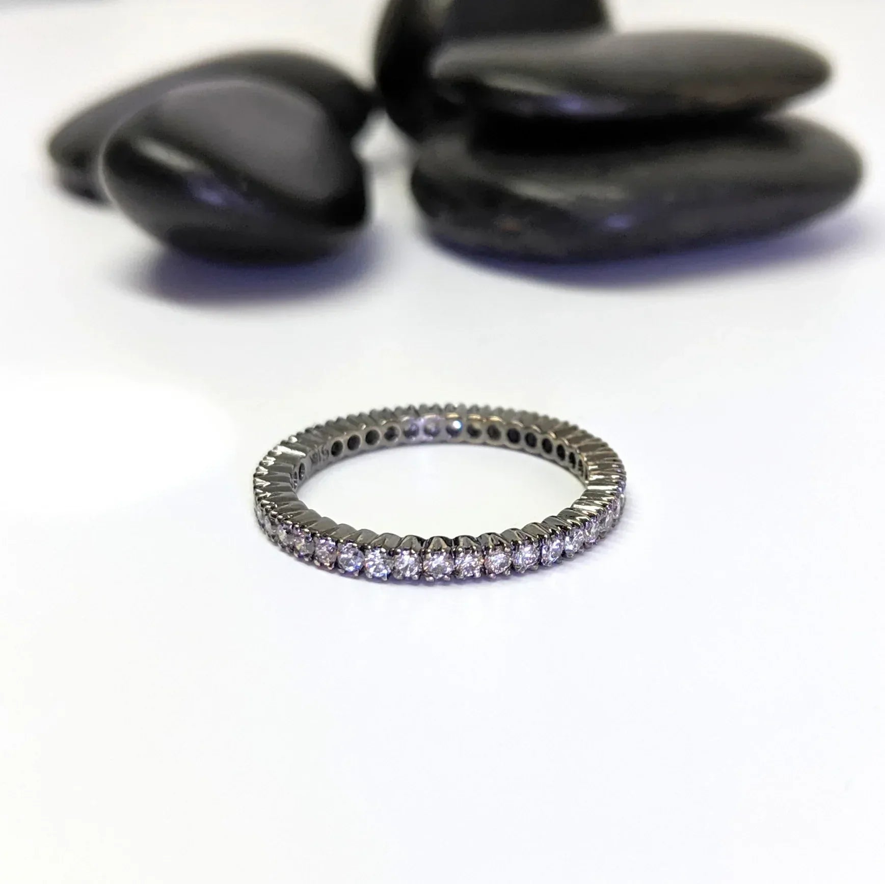 Sethi Couture Black Rhodium Eternity Band