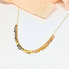 Rainbow Flora Petal Necklace