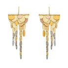 Multi Gold Hummingbird Trail Earrings