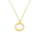 Ombre Gold and Platinum Pendant