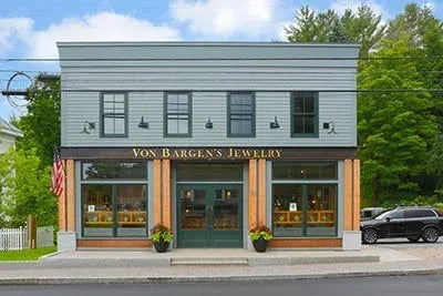 Von Bargen's Jewelry Storefront in Stowe, VT