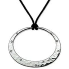 Toby Pomeroy 38mm EcoSilver Mist Pendant with Diamonds