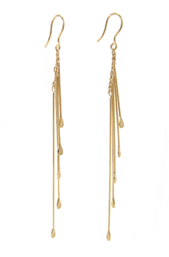 Toby Pomeroy Sweet Rain Earrings with Diamonds