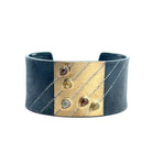 Hand Forged Diamond Cuff