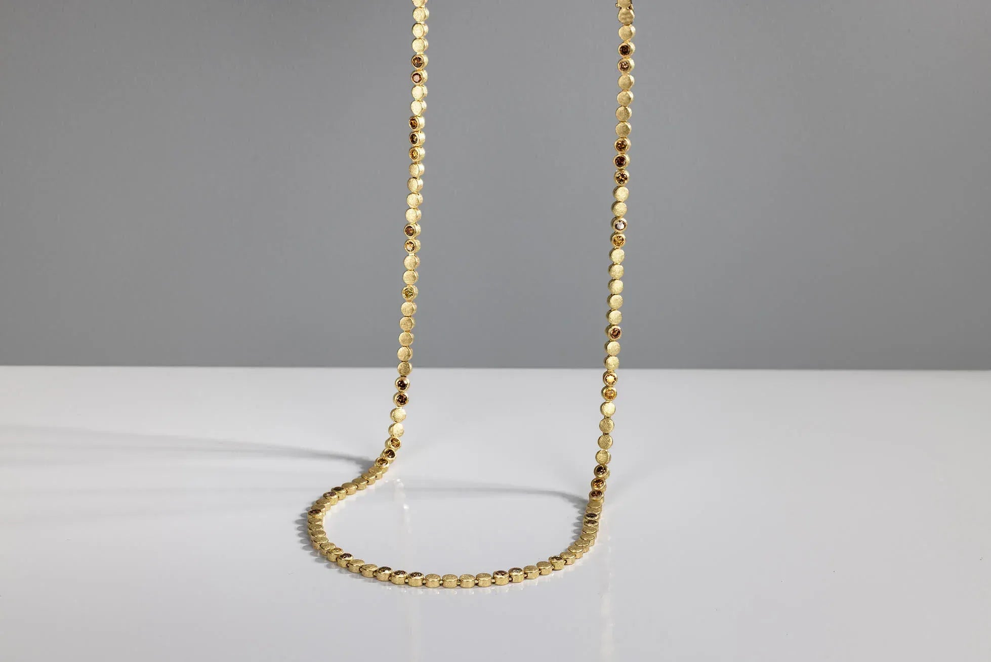 18 karat Yellow Gold and Diamond Necklace