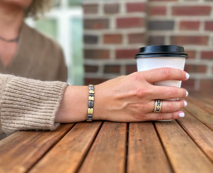 Yellow Gold Brilliant Cut Diamond Flush Set Eternity Band