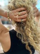 Yellow Gold Oval Diamond Halo Ring