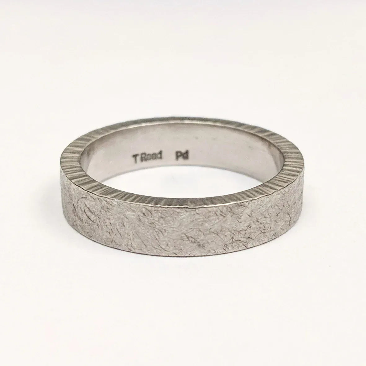 Handforged 5mm Palladium Men's Band