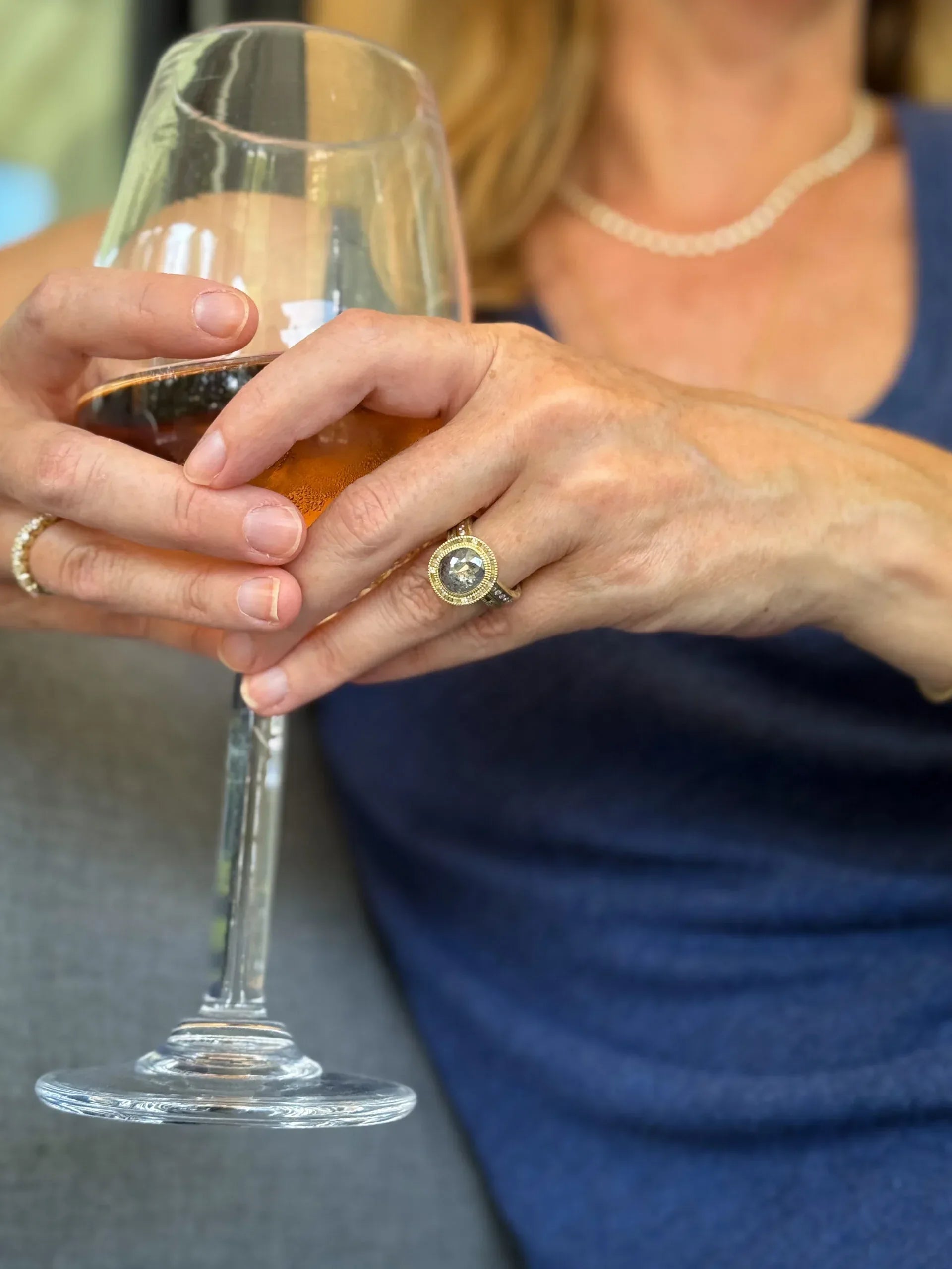 Yellow Gold 3.41 CT Diamond Ring