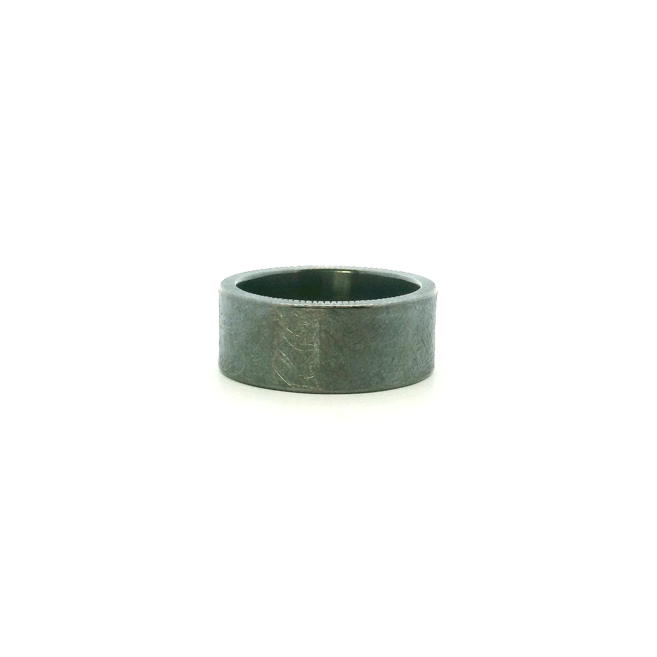 9mm Oxidized Sterling Silver Men’s Band