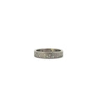 Palladium Handforged Diamond Scatter Band
