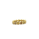 18 karat Yellow Gold and Autumn Diamond Band