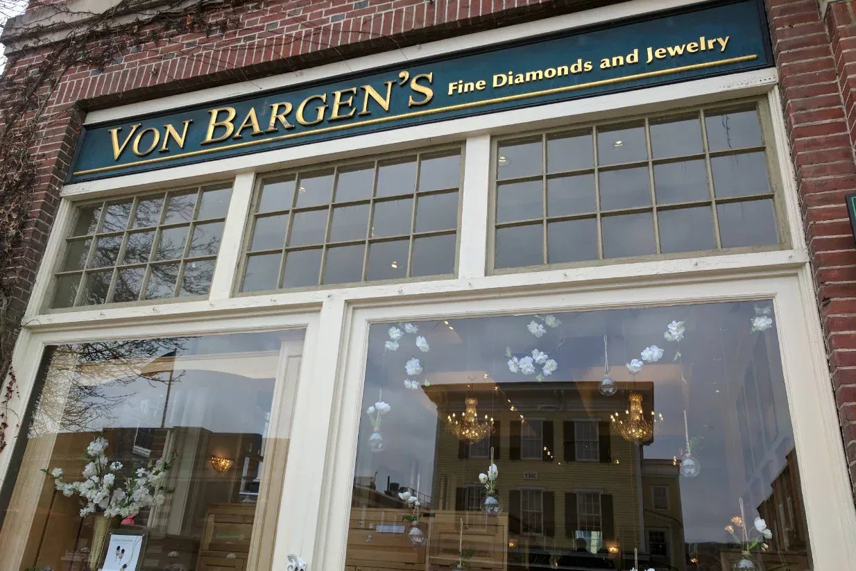The Hanover New Hampshire Storefront for Von Bargen's Jewelry