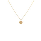 18 karat Yellow Gold Petite Disc Pendant